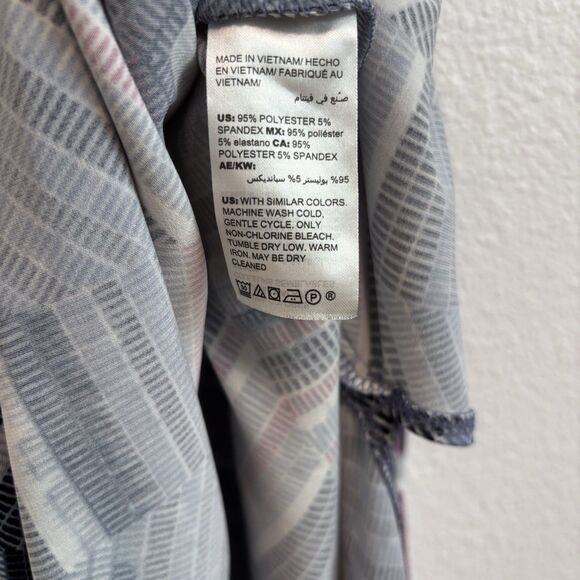 Chico's Striped Sleeveless Maxi Dress Sz 1 Medium Modest Vacation‎ Maximalist - Picture 5 of 6